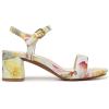 imageNaturalizer womens Izzy Block Heel Ankle Strap SandalSunlight Yellow Floral