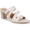 imageNaturalizer Womens Beaming Strappy Slide Heeled SandalWarm White Smooth