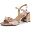 imageNaturalizer Womens Deandra Heeled SandalSunlight Yellow Floral