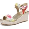 imageNaturalizer Womens Stella Wedge SandalSunlight Floral Leather