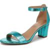 Teal Metallic Snake