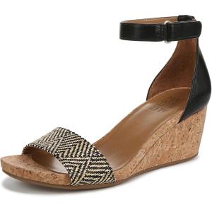 imageNaturalizer Womens Areda SandalBlack Basketweave Woven