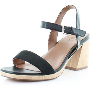 imageNaturalizer Womens Rose Ankle Strap SandalBlack Leather