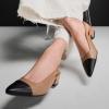 imageNaturalizer Womens Banks PumpSatin Pearl WhiteBlack Toe Cap