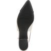 imageNaturalizer Womens Banks PumpSatin Pearl WhiteBlack Toe Cap