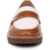 imageNaturalizer Womens Adiline SlipOn Platform LoaferWarm WhiteEnglish Tea Color Block