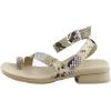 imageNaturalizer Womens Birch Strappy Flat SandalTanLilac Snake