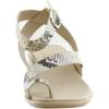 imageNaturalizer Womens Birch Strappy Flat SandalTanLilac Snake