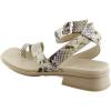 imageNaturalizer Womens Birch Strappy Flat SandalTanLilac Snake