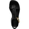 imageNaturalizer Womens Brandy Flat SandalBlack Leather