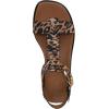 imageNaturalizer Womens Brandy Flat SandalDark Brown Leopard Suede