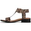 imageNaturalizer Womens Brandy Flat SandalDark Brown Leopard Suede