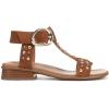 imageNaturalizer Womens Brandy Flat SandalDark Chestnut Stud Suede