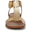 imageNaturalizer Womens Brandy Flat SandalDark Gold Metallic