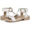 imageNaturalizer Womens Brandy Flat SandalWhite Croco