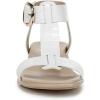 imageNaturalizer Womens Brandy Flat SandalWhite Croco
