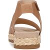 imageNaturalizer Womens Deara Platform Flat SandalCookie Dough Tan