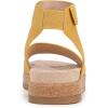 imageNaturalizer Womens Deara Platform Flat SandalYellow