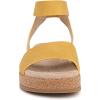 imageNaturalizer Womens Deara Platform Flat SandalYellow