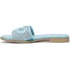 imageNaturalizer Womens Genevieve Slide SandalAngel Blue Woven Fabric