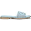 imageNaturalizer Womens Genevieve Slide SandalAngel Blue Woven Fabric
