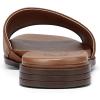 imageNaturalizer Womens Genevieve Slide SandalEnglish Tea Brown Leather