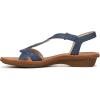 imageNaturalizer Womens SOUL Solo SandalBlue Textured Fabric