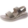 imageNaturalizer Womens Coast Platform Slingback Fashion SandalGold Faux Leather