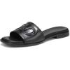 imageNaturalizer Womens Genevieve Slide SandalBlack Leather