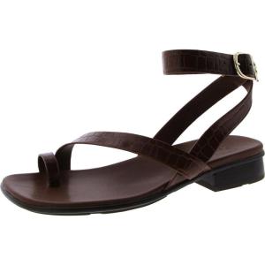 imageNaturalizer Womens Birch Strappy Flat SandalCappuccino Croco Faux Leather