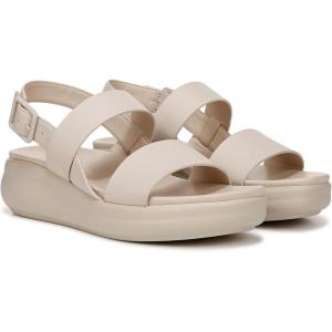 imageNaturalizer Womens Coast Platform Slingback Fashion SandalPorcelain Faux Leather