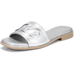 imageNaturalizer Womens Genevieve Slide SandalSilver Leather