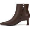 imageNaturalizer Womens Deesha Bootie Ankle BootChocolate Bar Leather