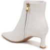 imageNaturalizer Womens Deesha Bootie Ankle BootWarm White Leather