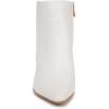 imageNaturalizer Womens Deesha Bootie Ankle BootWarm White Leather