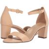 imageNaturalizer Womens Vera Ankle Strap Block Heel Dress SandalSoft Nude Leather