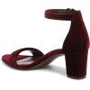 imageNaturalizer Womens Vera Heeled SandalCabernet Sauvignon Red Velvet