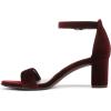 imageNaturalizer Womens Vera Heeled SandalCabernet Sauvignon Red Velvet