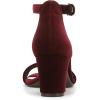 imageNaturalizer Womens Vera Heeled SandalCabernet Sauvignon Red Velvet