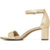 imageNaturalizer Womens Vera Heeled SandalDark Gold Metallic Leather