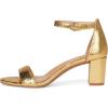 imageNaturalizer Womens Vera Heeled SandalYellow Metallic Snake Print Leather