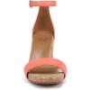 imageNaturalizer womens JoyHeeled SandalApricot Blush Leather