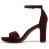 imageNaturalizer womens JoyHeeled SandalCabernet Sauvignon Velvet