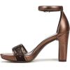 imageNaturalizer womens JoyHeeled SandalCinnamon Brown Mesh Sparkle