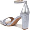 imageNaturalizer womens JoyHeeled SandalLight Blue Metallic Leather