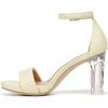 imageNaturalizer womens JoyHeeled SandalPastel Lime Faux Leather