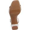 imageNaturalizer womens JoyHeeled SandalPearl White Satin Fabric
