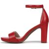 imageNaturalizer womens JoyHeeled SandalRed Leather