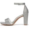 imageNaturalizer womens JoyHeeled SandalSilver Glitz