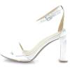 imageNaturalizer womens JoyHeeled SandalSilver Leather